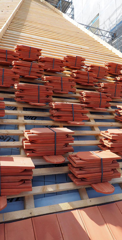 Réalisation d'un faitage à Nogent-sur-Marne (94130) Dans le Val-de-Marne (94)